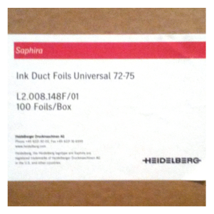 Folinpaket fur Speedmaster 72/CPC